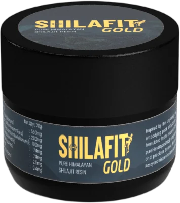 ShilaFit Gold 20 g jar of Shilajit resin
